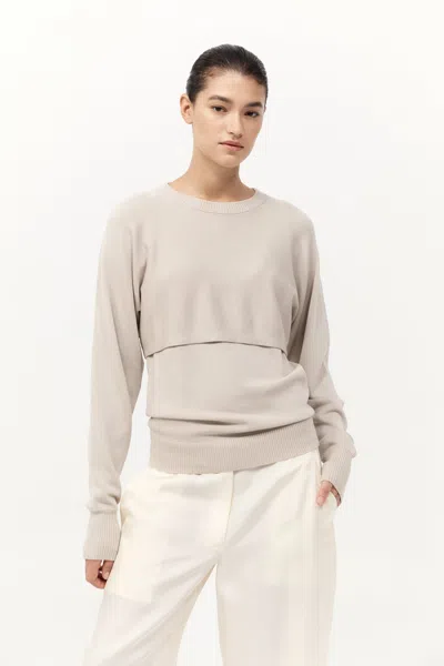 St Agni Two Piece Jumper In Neutral
