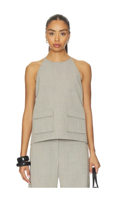 St Agni Utility Backless Top In Multi