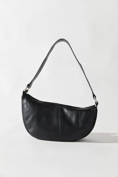 St Agni Utility Crescent Bag In Black