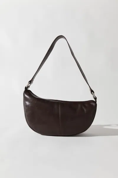 St Agni Utility Crescent Bag In Brown