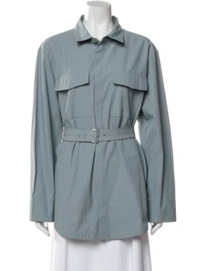 Pre-owned St Agni Utility Jacket In Blue