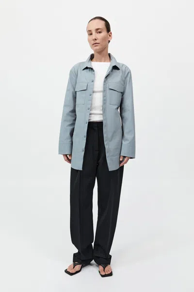 St Agni Utility Shirt Jacket In Glacier