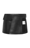 St Agni Utility Skirt Belt In Black