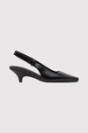 St Agni Utility Sling Back Heel In Black