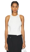 St Agni Top V Back In White