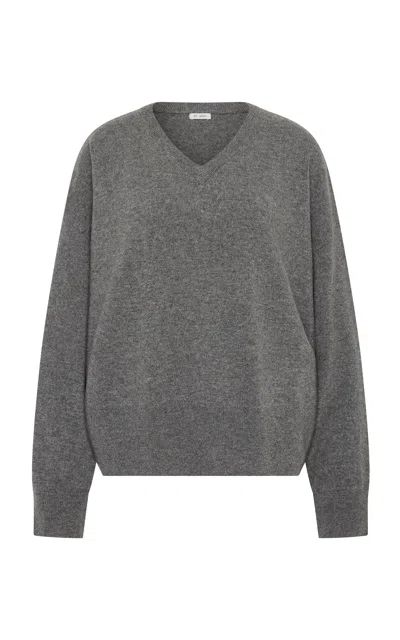 St Agni St. Agni V Ribbed Cashmere Sweater In Gray