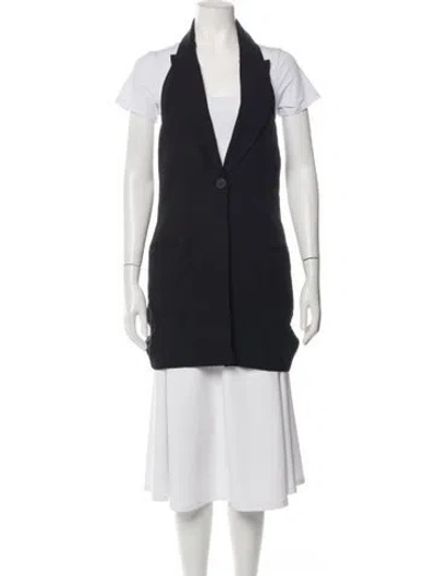 Pre-owned St Agni Vest In Black