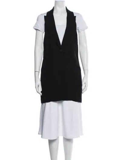 Pre-owned St Agni Vest W/ Tags In Black