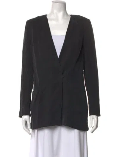 Pre-owned St Agni V-neck Sweater In Black