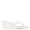 St Agni Flip Flop Sandals In White
