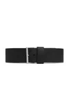 St Agni Wide Classic Belt In Black