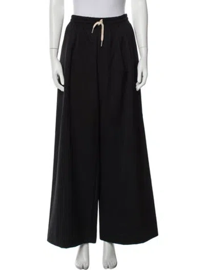 Pre-owned St Agni Wide Leg Pants In Black
