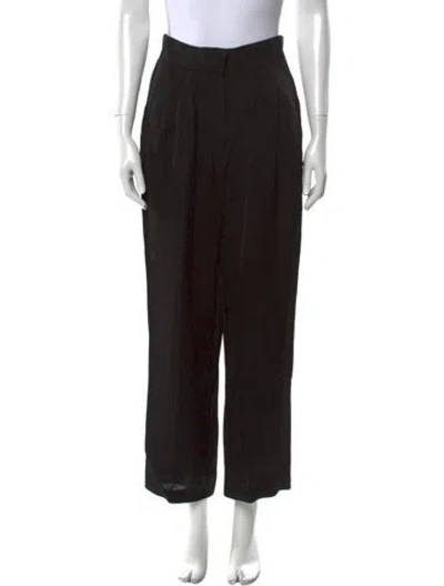 Pre-owned St Agni Wide Leg Pants In Black