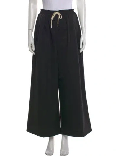Pre-owned St Agni Wide Leg Pants In Black