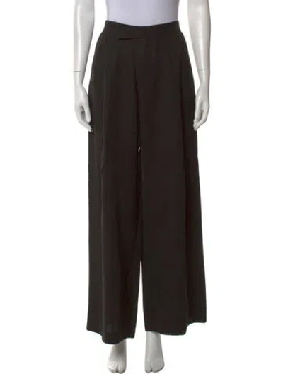 Pre-owned St Agni Wide Leg Pants In Black