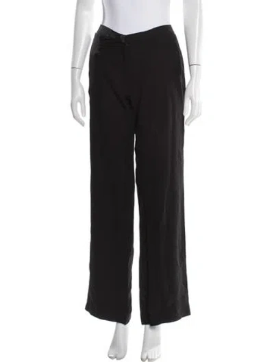 Pre-owned St Agni Wide Leg Pants In Black