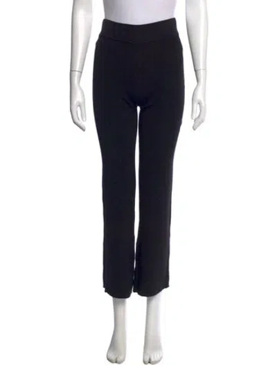 Pre-owned St Agni Wide Leg Pants In Black