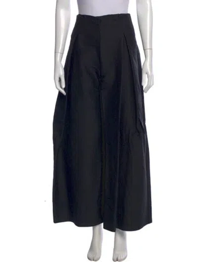 Pre-owned St Agni Wide Leg Pants In Black