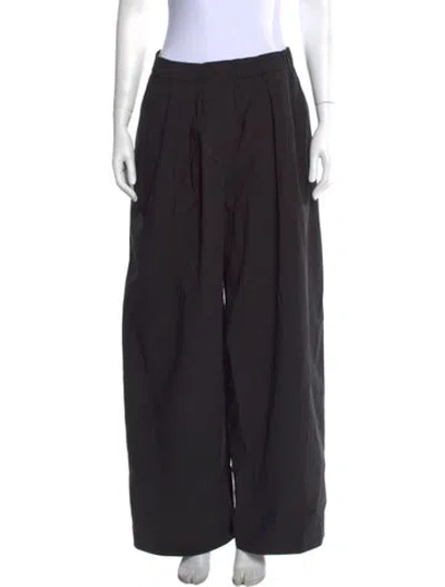 Pre-owned St Agni Wide Leg Pants In Black
