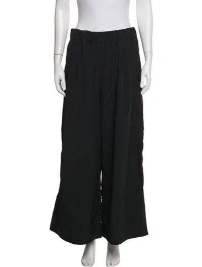 Pre-owned St Agni Wide Leg Pants In Black