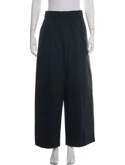 Pre-owned St Agni Wide Leg Pants In Black