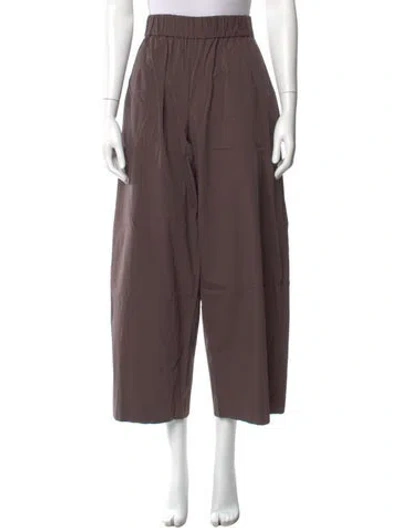 Pre-owned St Agni Wide Leg Pants In Brown