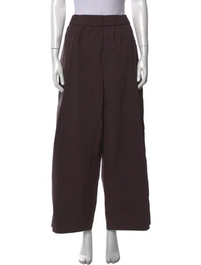 Pre-owned St Agni Wide Leg Pants In Brown