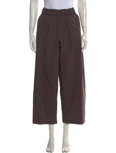 Pre-owned St Agni Wide Leg Pants In Brown