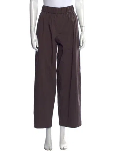 Pre-owned St Agni Wide Leg Pants In Brown