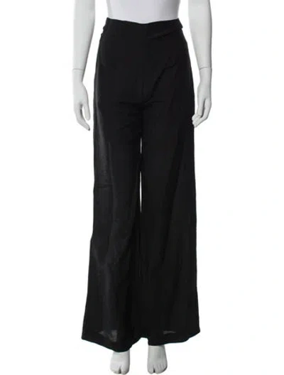 Pre-owned St Agni Wide Leg Pants In Green