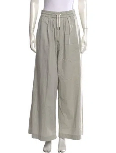 Pre-owned St Agni Wide Leg Pants In Grey