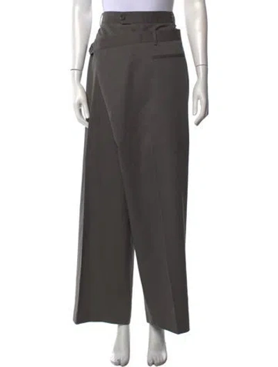 Pre-owned St Agni Wide Leg Pants In Grey