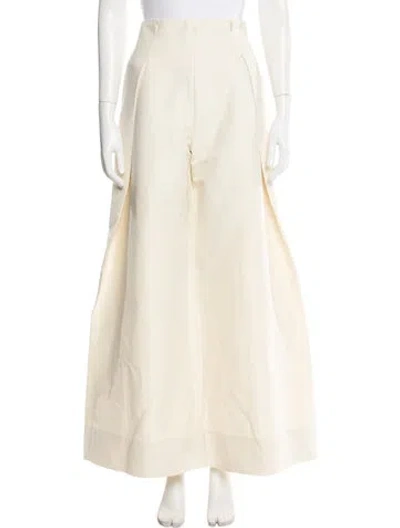 Pre-owned St Agni Wide Leg Pants In Neutral