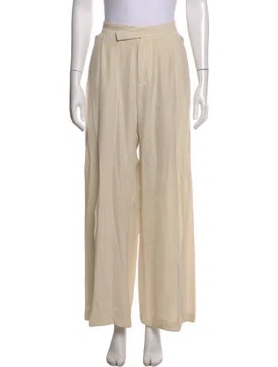 Pre-owned St Agni Wide Leg Pants In Neutral