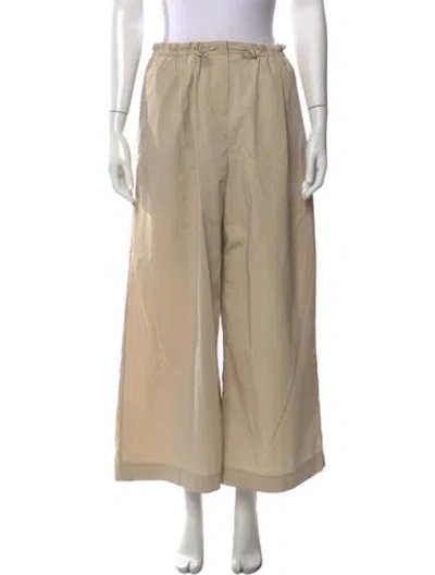 Pre-owned St Agni Wide Leg Pants In Neutrals