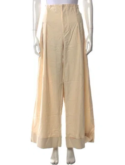 Pre-owned St Agni Wide Leg Pants In Neutrals