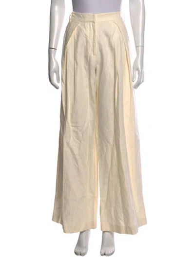 Pre-owned St Agni Wide Leg Pants In Neutrals