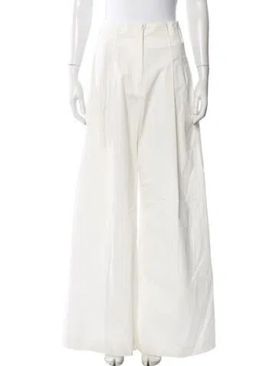 Pre-owned St Agni Wide Leg Pants W/ Tags In White