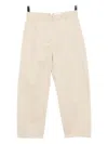 St Agni Wide-leg Trousers In Neutral