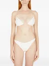 St Agni Wide-strap Bikini Bottom In White