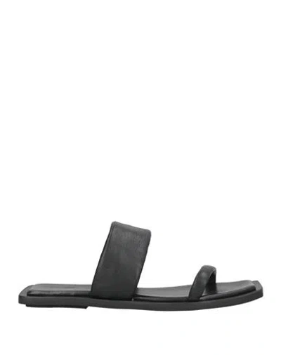 St Agni St. Agni Woman Sandals Black Size 8 Leather