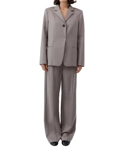 St Agni Women's 90s Wool Blazer In Doe In Brown