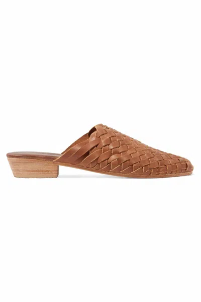 St Agni Women's Paris Woven Mules In Tan In Brown