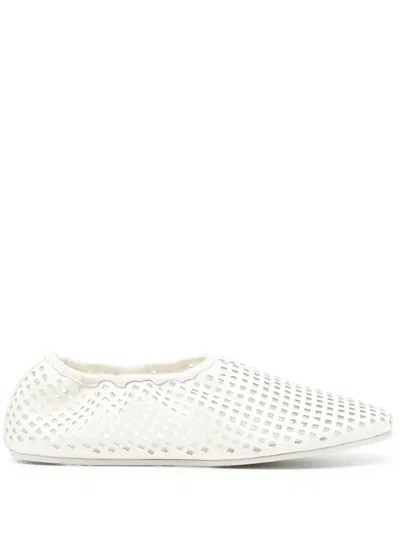 St Agni Women's Perforated Ballet Flat In Tofu