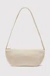 St Agni Women's Perforated Crescent Bag In Tofu In Neutral
