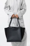 St Agni Wonton Tote In Black