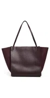 St Agni Wonton Tote Coffee In Brown