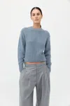 St Agni Wool Cashmere Blend Sweater In Soft Blue