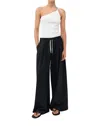 St Agni Wool Drawstring Pants In Black