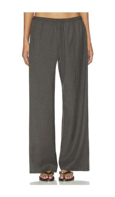 St Agni Wool Everyday Pants In Gray
